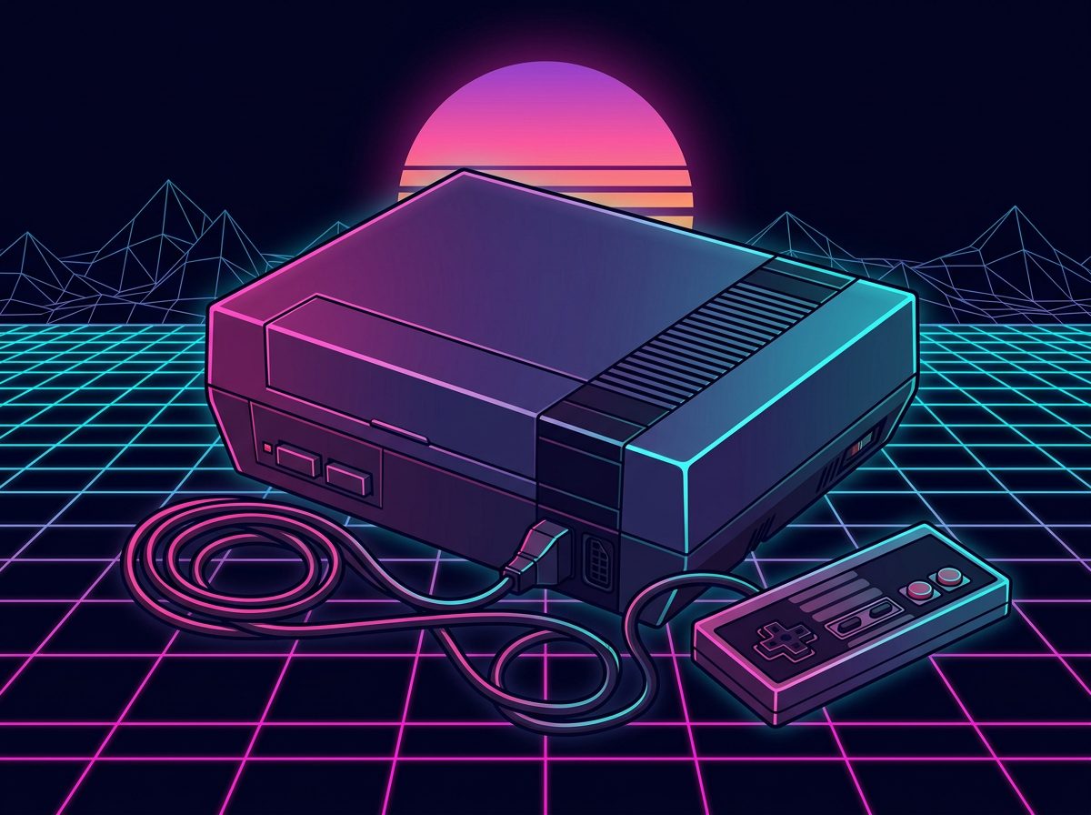 The Cartridge — retro appliance illustration