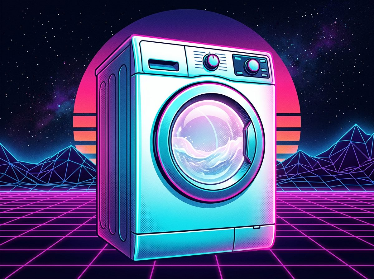 The Porthole — retro appliance illustration